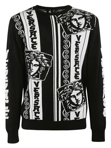 versace männer pullover|Versace jumper men's.